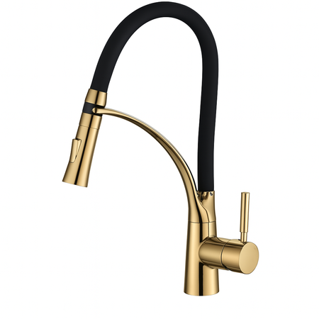 Grifería Para Cocina Flexible Monocomando Novohome Nh-gc180