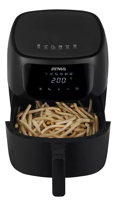 Freidora De Aire Digital Sin Aceite Atma Pro Fr60arbp 6,5l Color Negro - Vista 2