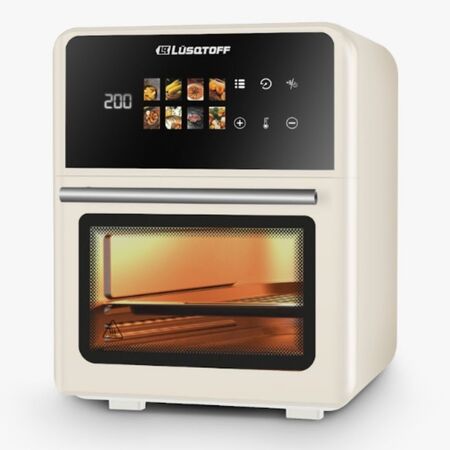 Horno Air Fryer Lusqtoff 10 Lts Digital 1400 W Crema