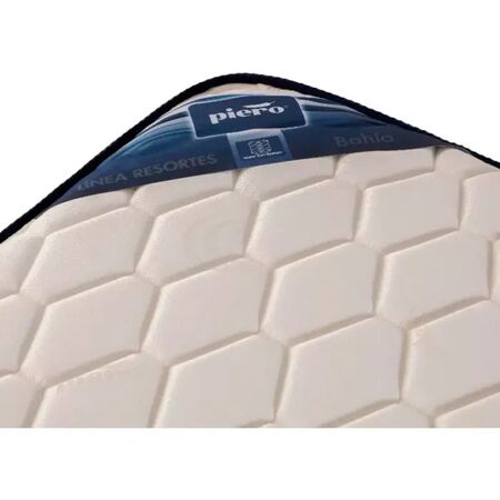 Colchon de Resorte Piero Bahia Doble Euro Pillow 140x190cm