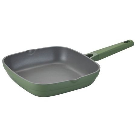 Sartén Antiadherente Cuadrada 26cm Carol de Aluminio Fundido Verde