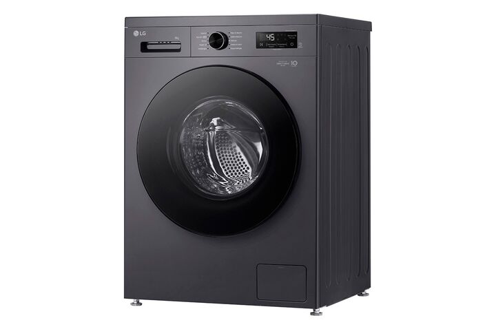 Lavarropas Automático LG Wm80mvfs6 8kg 1200rpm Inverter Gris Oscuro - Vista 3