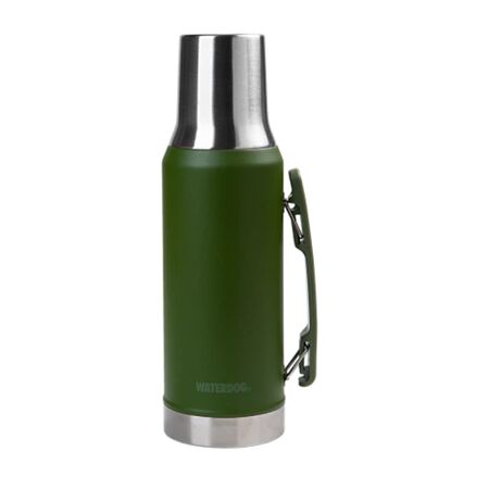 Termo De Mate Con Manija Doble Funcion 1.2 Litros Waterdog Ronda1200gm Verde