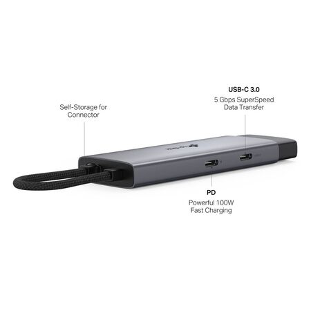 Hub Tp-Link Uh5020C USB Tipo-C 5 En 1