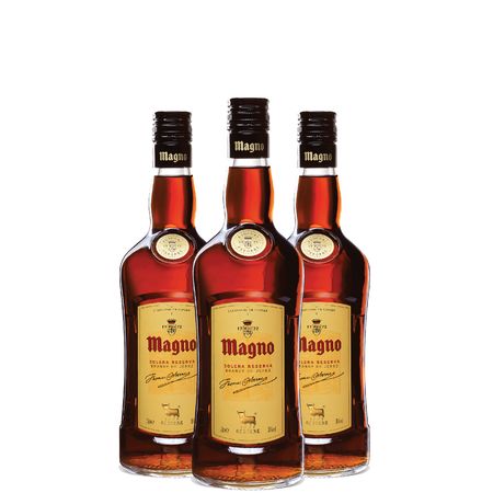 Brandy Magno Solera Reserva Caja x 3