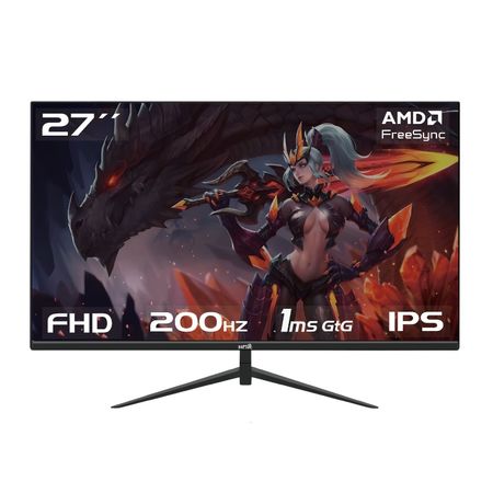 Monitor Gamer Raptor Hawk Eye 27 Frameless IPS FHD 200Hz 1Ms HDMI