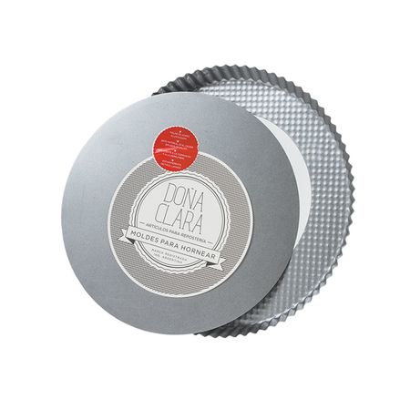 Tortera Baja Desmontable Acero Aluminizado 26Cm Doña Clara
