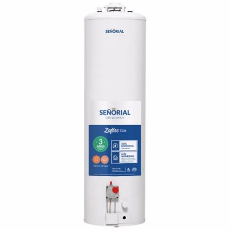 Termotanque a Gas Señorial 120 Lt TSZ120 Zafiro Conexión Superior