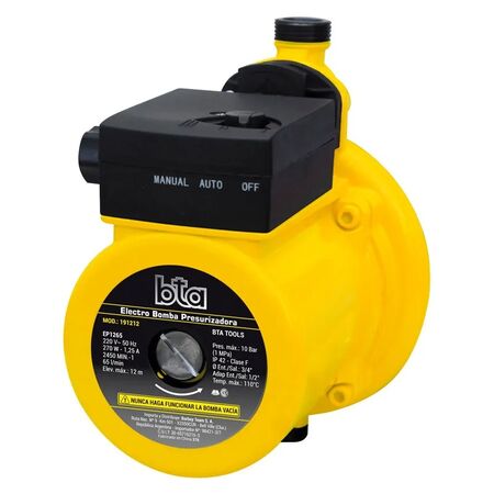 Bomba Presurizadora BTA 10 Bar 65 Lts|M 270W