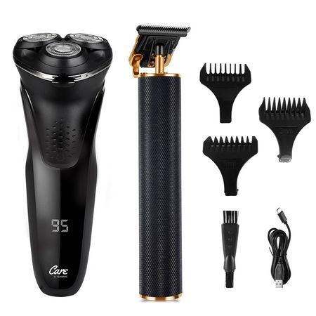 Kit de barberia Afeitadora Eléctrica Gadnic DW2000 + Patillera T900