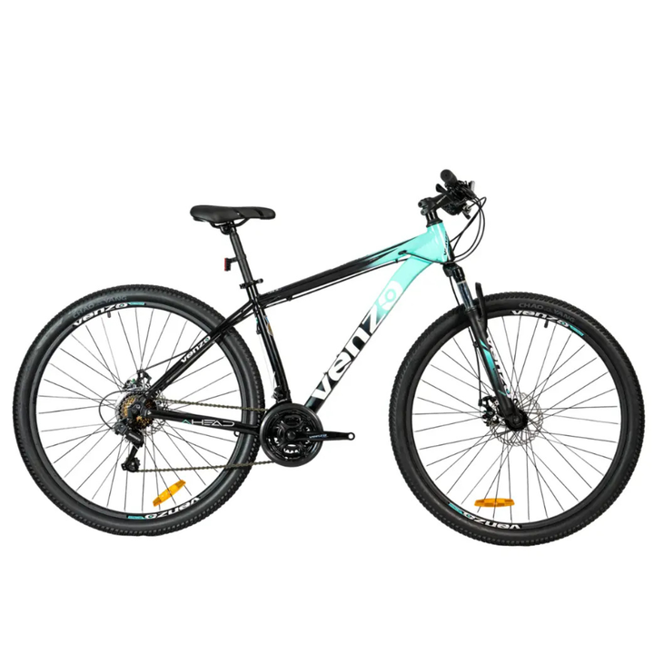 Bicicleta MTB Venzo Ahead Talle M R29 21V Shimano Negro Teal Disco Mec. - Vista 2