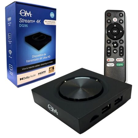  TV Box Stream+ 4K OM DG96