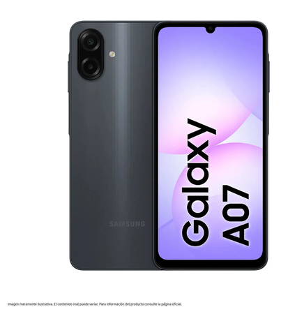 Celular Samsung Galaxy A07 64gb 4gb Ram Negro