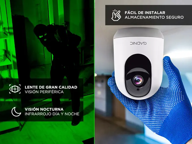 CAMARA DE SEGURIDAD GADNIC IP SX90 PLUS (C:BLANCO P2P00090) - Vista 5