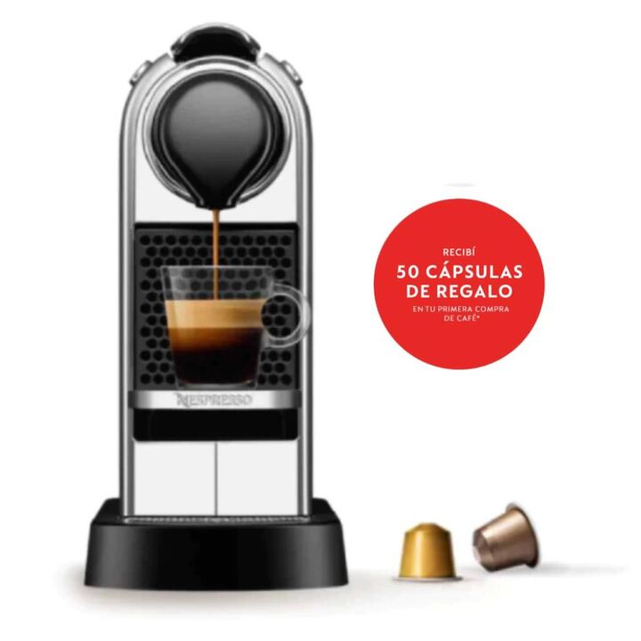 Cafetera Nespresso Citiz Silver C113-AR-SI-NE2 - Vista 1