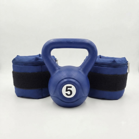 Pesa Rusa 5 Kg + Par de Tobilleras 1 Kg