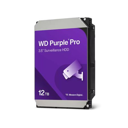 Disco duro interno Western Digital HD 12TB Purple Pro WD122PURP