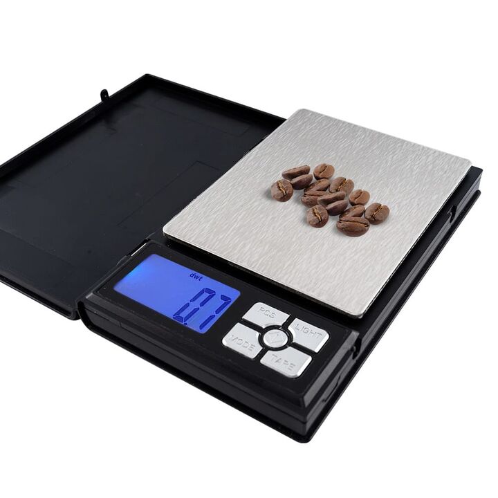 Balanza Digital Gadnic Hasta 2 Kg Resolucion 0,1 G Platina Acero Inoxidable - Vista 1