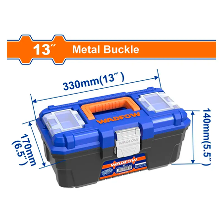 Caja plastica para herramientas WADFOW 13 WDFWTB3313 