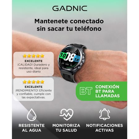 Reloj Smartwatch Gadnic Inteligente Función Llamada Pantalla táctil 