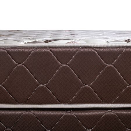Sommier y Colchon Maxiking Esmeralda 2 Plazas 130x190x26cm de Resortes Bonnell Tela de Jackard