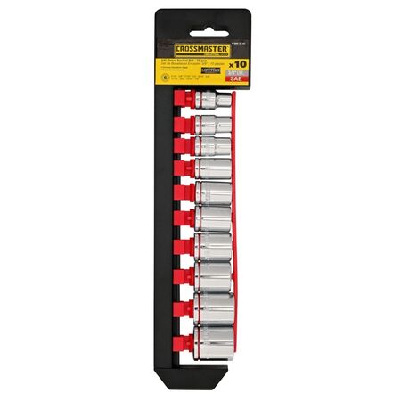 Set Bocallave Hexagonales 10Pcs-Pulgada-3/8" Dowen Pagio