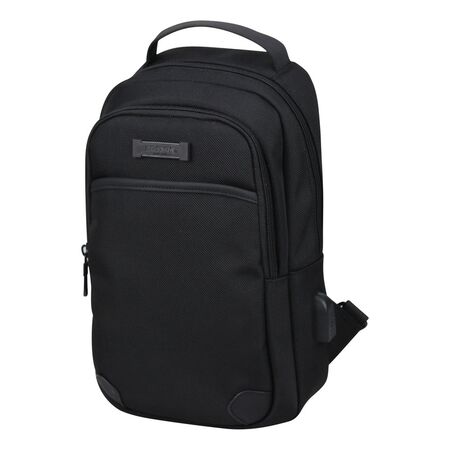 Morral Kossok Lublin Minimalista Porta Usb Amplio Reforzado Negro