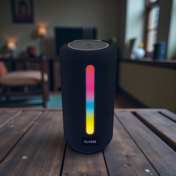 Parlante inalámbrico Bluetooth LED Klasse (KS9004) - Vista 7