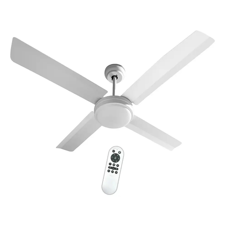Ventilador De Techo Liliana Palas Metálicas 120cm Luz Led Control Vthb704r