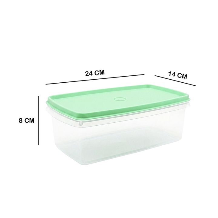 3 Contenedores Hermeticos Rectangular Top 1.7 Lts - Opening - Vista 3