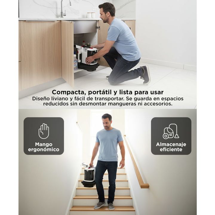Aspiradora Limpia Tapizado Gadnic 700W con Accesorios Intercambiables - Vista 5