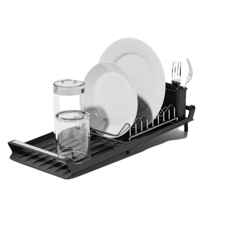 Escurre Seca Platos Extensible Acero Cromado Hogar Actual