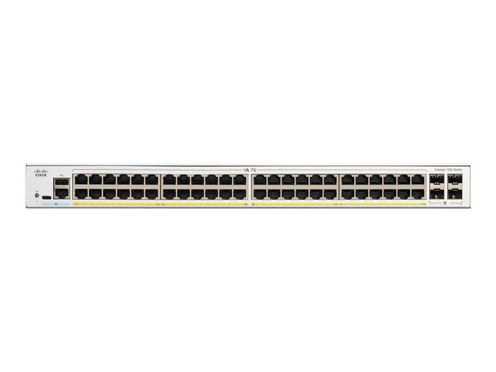 Switch Cisco C1200-48P-4G 48 Puertos Gigabit PoE+ - Vista 1