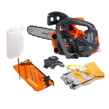 Motosierra Explosión 25cc 2t 30cm Accesorios Daewoo Dcs2512 Naranja