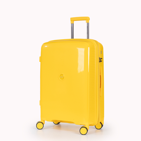 Valija Mediana Urbano Rgida Expandible 65 cm Amarilla