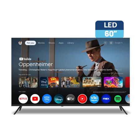 Smart TV BGH 60" LED B6025US6G Google TV