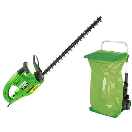 Cortacerco Electrico 51cm 700w Trapp Con Carrito Multiuso Verde