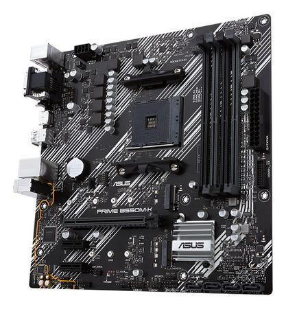 Motherboard Asus Prime B550m-k Amd Am4 Ddr4 Pcie 4.0