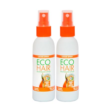 Pack Locion Spray Recuperacion Capilar Ecohair 75ml X2unid
