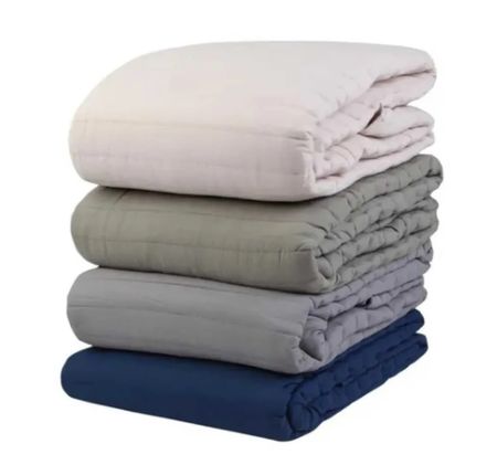 Cubrecama 2 1/2 Plaza Brescia Quilt Washed Cobalto