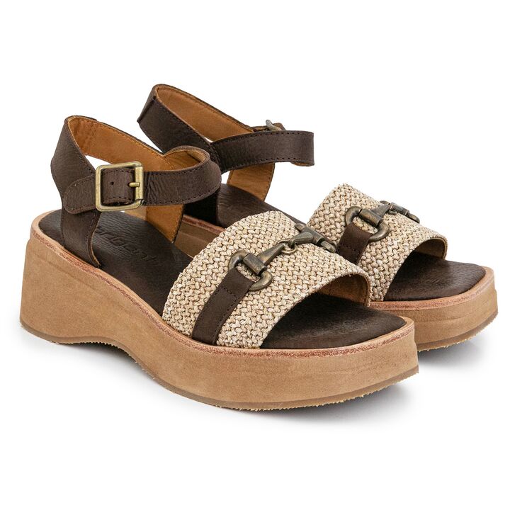 SANDALIA KUDA CHOCOLATE - Vista 3