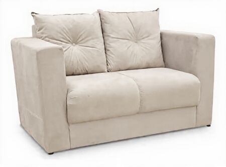 Sillon Yostin dos cuerpos color Crema claro