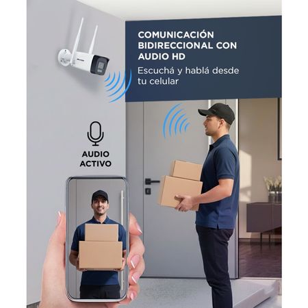 Kit Hikvision EasyLink NKS422W0H 2 Cámaras WiFi Full HD 2MP