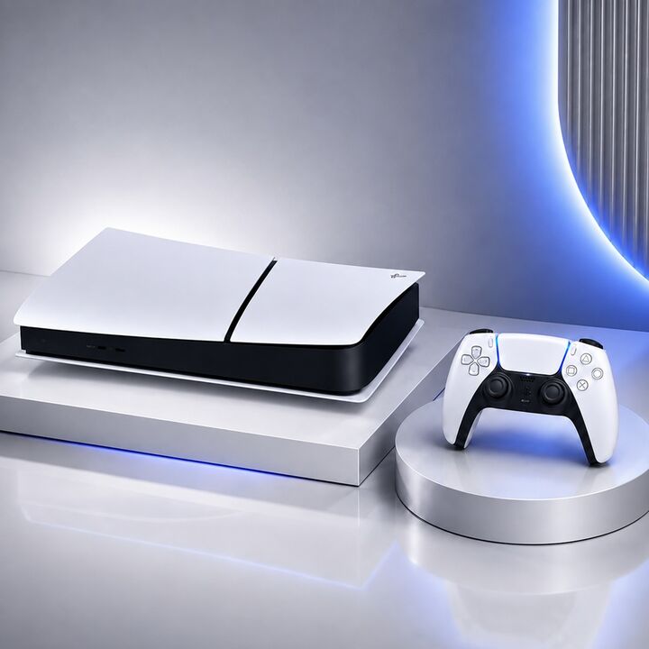 Sony PlayStation 5 Digital Edition 825GB Slim + 1 Joystick Original - Vista 3