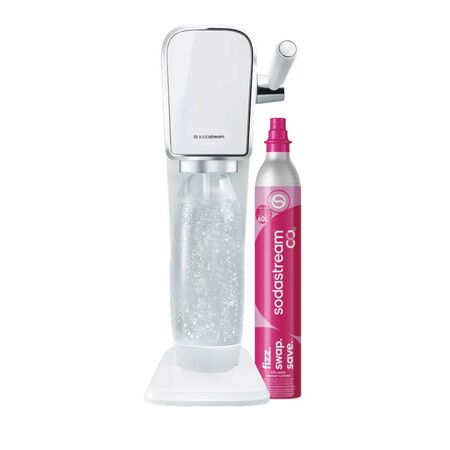 MAQUINA DE SODA SODASTREAM WHITE CON MANIJA