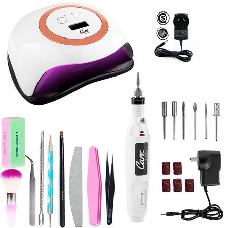 KIT Cabina Para Uñas UV Bq1 + Torno Para Uñas T102 Gadnic