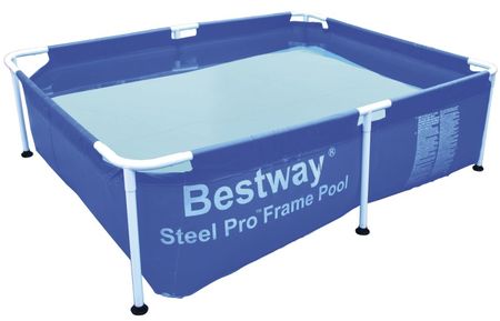 Pileta Estructural Rectangular Bestway De Lona De 1000L Steel Pro