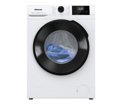 Lavarropas Carga Frontal 6.5kg 1200rpm Inverter Wfg16541bw Blanco Hisense
