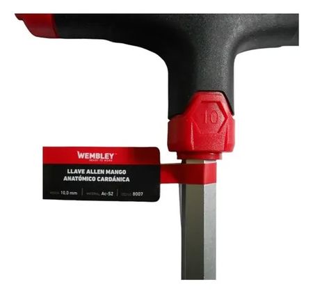 Llave T Allen Wembley 10mm Larga Cardánica
