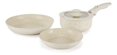 Batería de Cocina Carol 5 en 1 Beige Granito